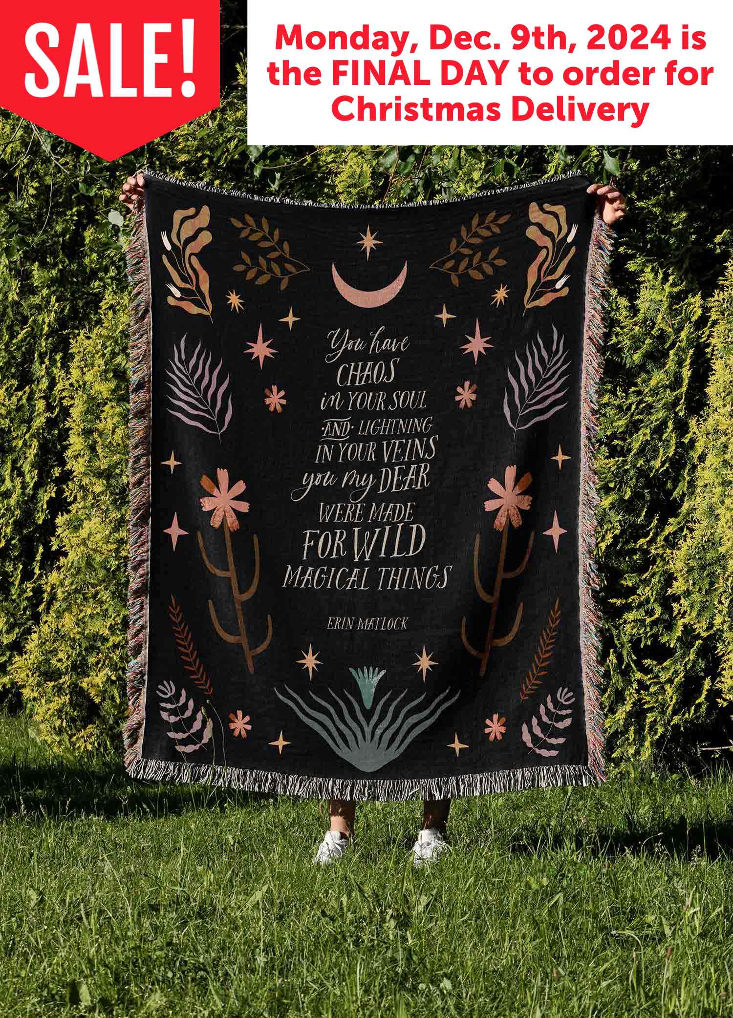 Magical Things Cozy Woven Blanket